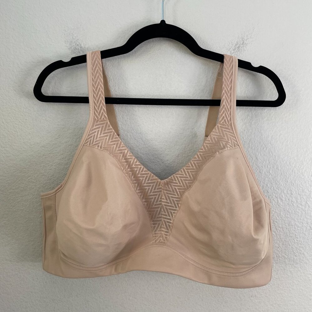 Playtex 18 Hour‎ Bounce Control Bra 44DDD Beige Breathable Convertible 4699